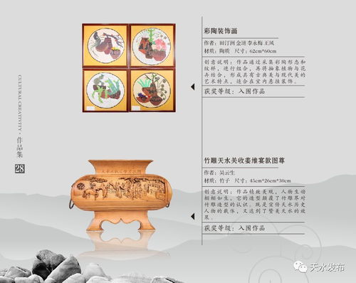 天水市首屆文化創(chuàng)意產(chǎn)品設(shè)計(jì)大賽獲獎(jiǎng)作品名單及獲獎(jiǎng)作品展示 藝術(shù)活動(dòng)策劃