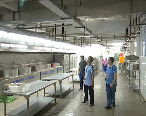 區鎮市場監管部門督導復學學校食堂食品安全工程技術服務